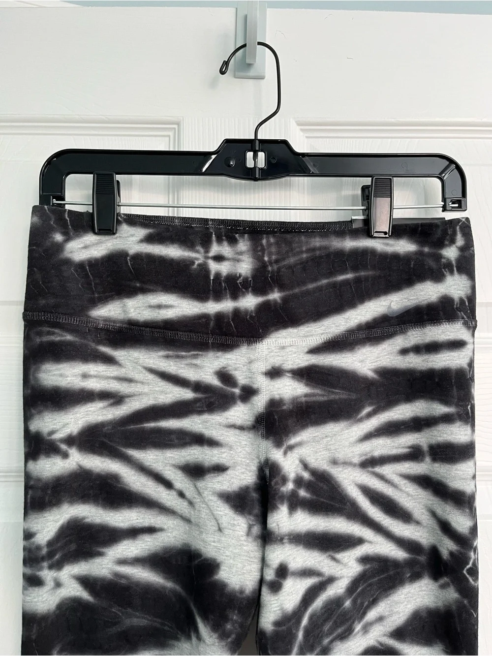 Nike Black & White Tie-Dye Leggings